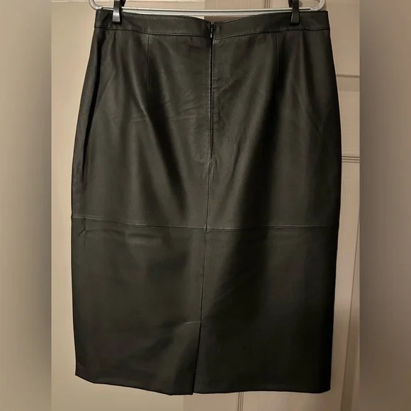 **ASOS** NWT Stunning Lined Genuine Leather Skirt - Picture 2 of 4